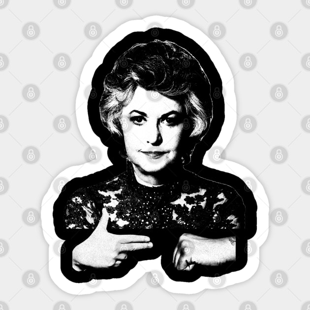 Dorothy Zbornak Run the Jewels Sticker by crocamasistudios